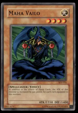 Maha Vailo Starter Deck: Joey SDJ-016 Common / Short Print Yugioh Lightly Played - Image 1