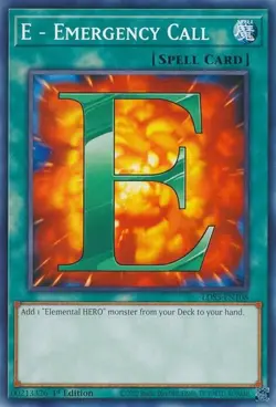 Yugioh LDS3-EN108 E - Emergency Call NM - Image 1