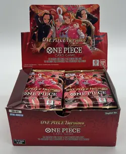 Lot of (24) One Piece TCG EB-03 Heroines Edition Booster Packs SEALED EN - Image 1