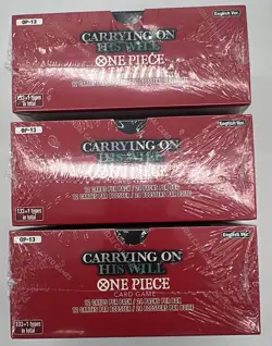 Lot of (3) One Piece TCG OP-13 Carrying On His Will Booster Boxes SEALED EN - Image 5