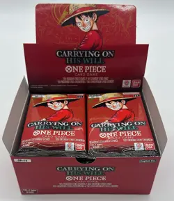 Lot of (24) One Piece TCG OP-13 Carrying On His Will Booster Packs ENGLISH - Image 1