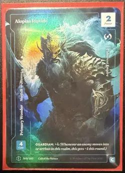 Wonders Of The First: Call Of The Stones “Alopias Riptide” 309/402 C Foil - Image 1