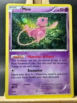 Mew Holo Rare Pokemon Trading Card Game XY - Fates Collide 29/124 NM - Image 1