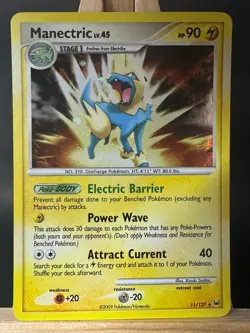 Manectric Holo Rare - Pokemon Trading Card Game - Platinum 11/127 LP - Image 1