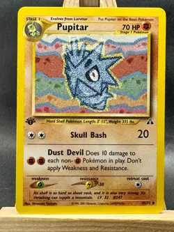 Pupitar 1st Editon - Pokemon Trading Card Game: Neo Discovery 45/75 NM - Image 1