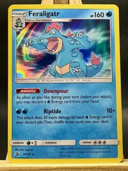 Feraligatr Holo Rare Pokemon Trading Card Game Dragon Majesty 24/70 NM - Image 1