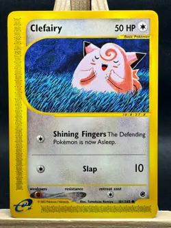 Clefairy Common Pokemon Trading Card Game: Expedition 101/165 NM/LP - Image 1