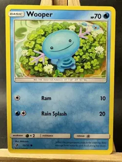 Wooper Shibuzoh Pokemon Trading Card Game Common Dragon Majesty 25/70 NM - Image 1