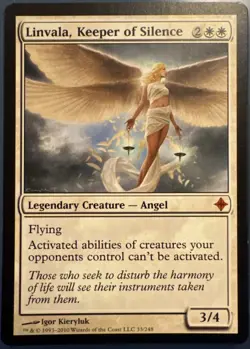 Linvala, Keeper of Silence MTGC legendary creature card (NM-) - Image 1