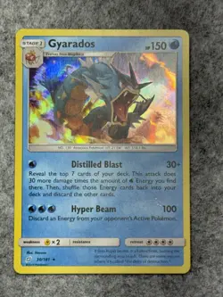 Gyarados - 30/181 - Holo Rare Team Up Set TCG - 2019 Pokemon Card Stage 1 Water - Image 1