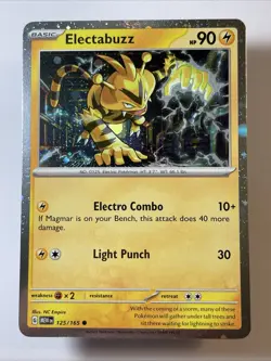 Electabuzz (Cosmos Holo) 125/165 - Miscellaneous Cards & Products Holo (NM++) - Image 1