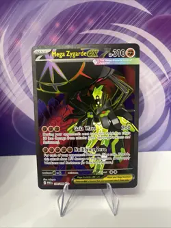 Mega Zygarde ex 104/088 Secret Rare Full Art - NM Perfect Order Pokemon Card TCG - Image 1