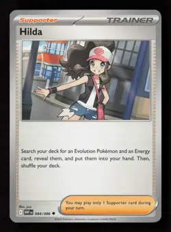 Hilda 084/086 White Flare Pokemon Card -B4 - Image 1