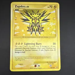 Pokemon Zapdos 150/147 Supreme Victors Secret Rare Holo Card 2009 English - Image 1