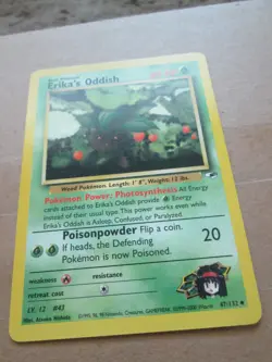 Erika's Oddish - 47/132 - Uncommon WOTC TCG—Gym Heroes Pokemon Card - Image 5