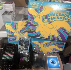 Pokemon Ascended Heroes Opened Elite Trainer Box, All Cards, Accessories + Promo - Image 1
