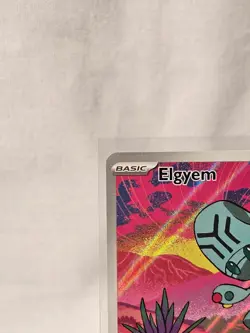 Pokemon Card - Elgyem (120/086) Sv: Black Bolt Illustration Rare Holo - Image 2