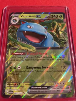 Pokemon Venasaur EX Card 003/165 Scarlet & Violet 151 Series - Image 1