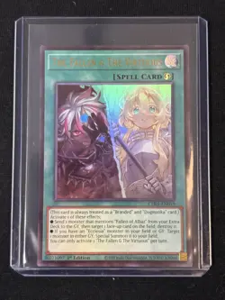 YU-GI-OH! CARD CH01-EN019 THE FALLEN & THE VIRTUOUS HOLO ULTRA RARE 1ST EDITION - Image 1