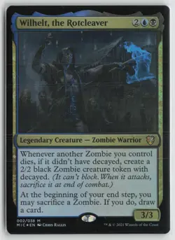 Wilhelt, the Rotcleaver LP Foil 2 Commander: Innistrad: Midnight Hunt MTG - Image 1