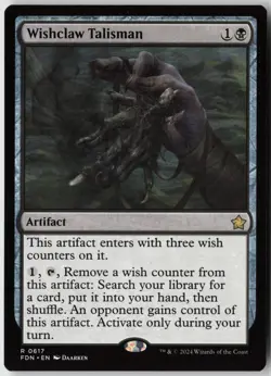 Wishclaw Talisman (617) - Normal - Foundations (FDN) - NM - Image 1