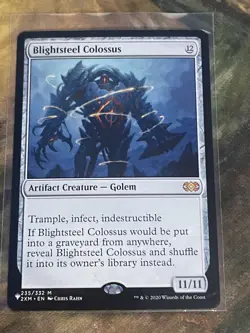 Blightsteel Colossus NM 2XM Mythic Rare Near MInt - Image 1