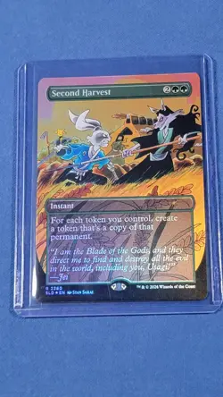 Second Harvest | 2380 | Foil | Rare | Secret Lair | Stan Sakai TMNT | MTG - Image 1