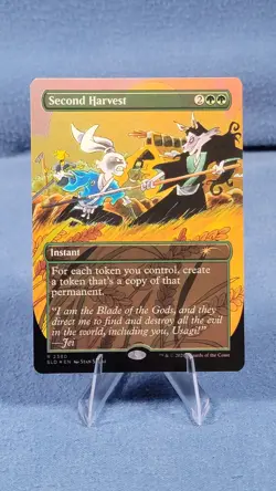 Second Harvest | 2380 | Foil | Rare | Secret Lair | Stan Sakai TMNT | MTG - Image 2