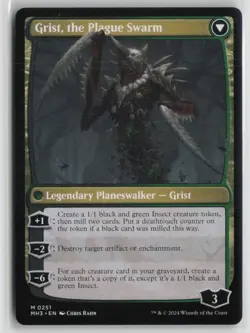 Grist, Voracious Larva 251 Mythic Modern Horizons 3 Near Mint - Image 2