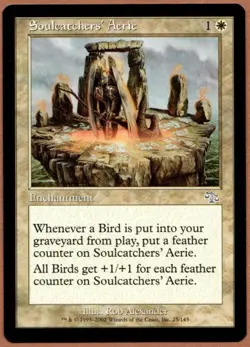 MTG Magic The Gathering 1x Soulcatchers' Aerie - Judgement (JUD) UC Enchantment - Image 1