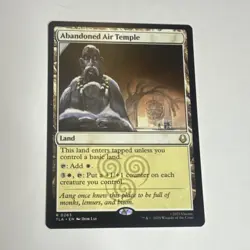 Magic: The Gathering Abandoned Air Temple Avatar Rare White Land MTG - Image 1