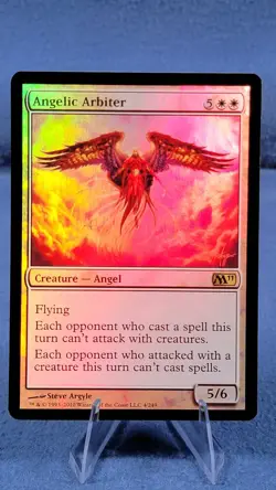 Angelic Arbiter - Foil - Core Magic 2011 (M11) 4/249 MTG Magic The Gathering - Image 1