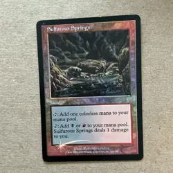Wizards of the Coast Magic: The Gathering Sulfurous Springs Foil Land Rob Alexa… - Image 1