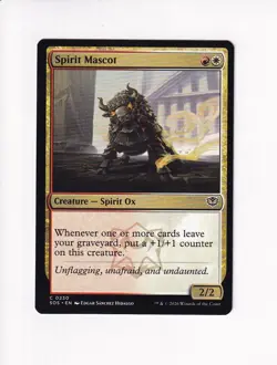 MAGIC THE GATHERING MTG SECRETS OF STRIXHAVEN SPIRIT MASCOT (#1) - Image 1