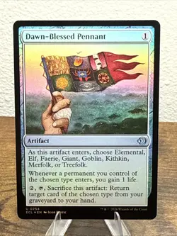 Dawn-Blessed Pennant *FOIL Uncommon* Magic MtG x1 Lorwyn Eclipsed - Image 1