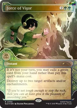 Force of Vigor (Rainbow Foil) 2304 Secret Lair Drop Series NM EN - Image 1