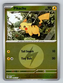 Pikachu (Energy Symbol Pattern) 055/217 Ascended Heroes Pokemon Reverse Holo NM - Image 1