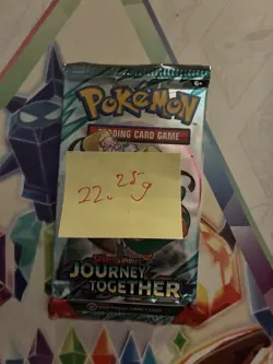 Heavy! Over 22.25 Gram Pokemon Journey Together Booster Pack Sealed - Image 2