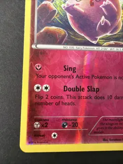 Clefairy 81/122 Breakpoint Reverse Holo - Pokemon TCG 2016 LP Excellent - Image 2