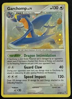 Pokemon Garchomp 5/147 Supreme Victors Holo LP - Image 1
