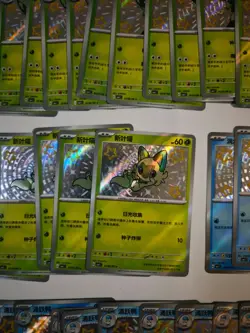 Pokemon TCG Paldean Starters shiny holo lot of 156 sheets. JM64 - Image 2