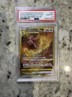 PSA 10 GEM MT Origin Forme Palkia VSTAR Full Art Gold #259/172 VSTAR Universe - Image 1