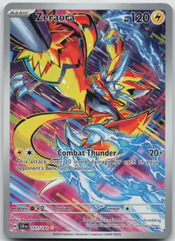 Zeraora 151/142 Illustration Rare Stellar Crown Pokemon NM/M - Image 1