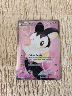 2013 Pokemon Legendary Treasures Radiant Collection RC23/RC25 Emolga LP - Image 1