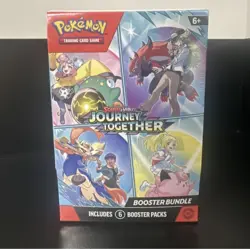 Pokemon Journey Together Booster Bundle 6 Packs Sealed SV TCG New Box - Image 1