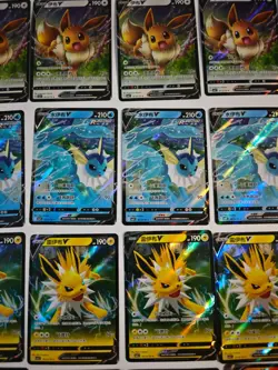 pokemon tcg lot 108 Eevee.9 types Eevee.Umbreon.Sylveon. Vaporeon.Leafeon JM64 - Image 3