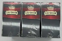 Lot of (3) Pokemon TCG Sword & Shield Lost Origin Elite Trainer Boxes SEALED - Image 2