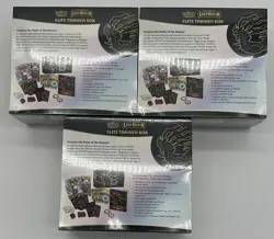 Lot of (3) Pokemon TCG Sword & Shield Lost Origin Elite Trainer Boxes SEALED - Image 3