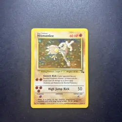 Hitmonlee 7/62 Holo - Pokemon Fossil - Image 1