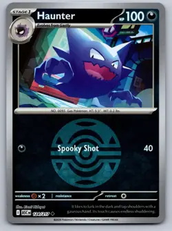HAUNTER (DUSK BALL) 124/217 REVERSE HOLO UC POKEMON ASCENDED HEROES NM/M - Image 1